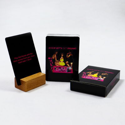 Format d'art CDR Jeu de cartes de fête personnalisé pour la fabrication d'impression pour adultes