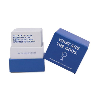 Couleurs CMYK / Pantone Jeu de cartes de langue d'amour Fabrication Conversation mari et femme