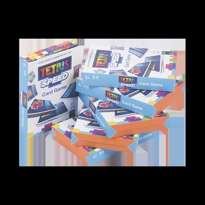 Impression personnalisée Jeux de cartes de Tetris pour enfants Jeux de cartes à puzzles drôles Pour la fête de famille des enfants