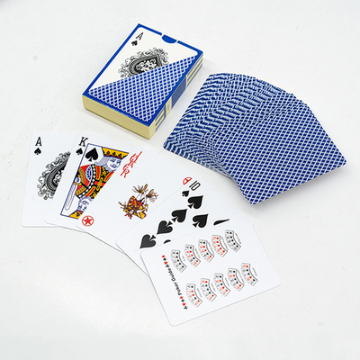 Jeux de cartes en plastique 100% étanche personnalisé durable lavable directement
