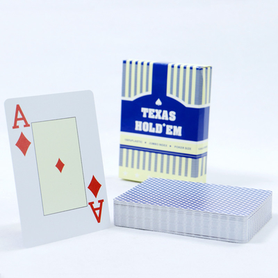 Rts Jumbo Fun Cartes de jeu en plastique à imprimerie personnalisée