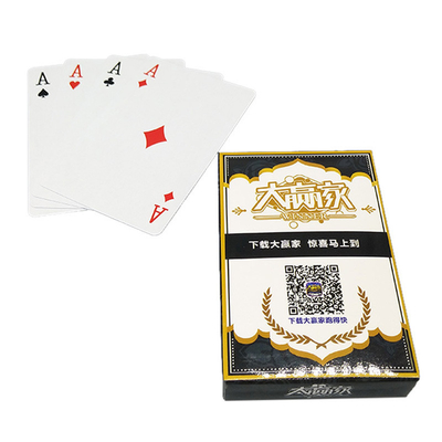 Cartes de jeu en plastique royale avec finition et impression de surface personnalisées