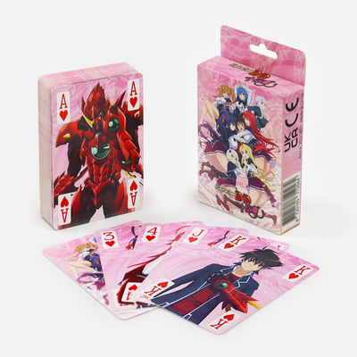 Papeterie personnalisée Jeu de cartes d'impression Taille Classiques Cartoon Deck avec vernis