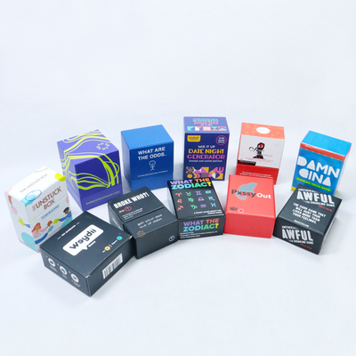 Cartes de jeu personnalisées pour adultes 54-56 Cartes imprimées Question de fête de boisson Deck de jeu