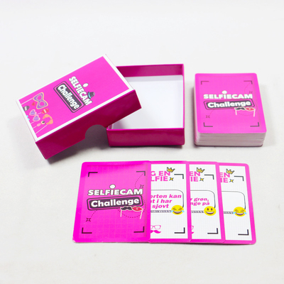 Conception personnalisée écologique Des cartes de jeu pour adultes