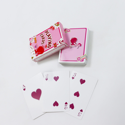 Fabrication Designs personnalisés Femmes Cartes de jeu rose Pour le couple Jeu personnalisé