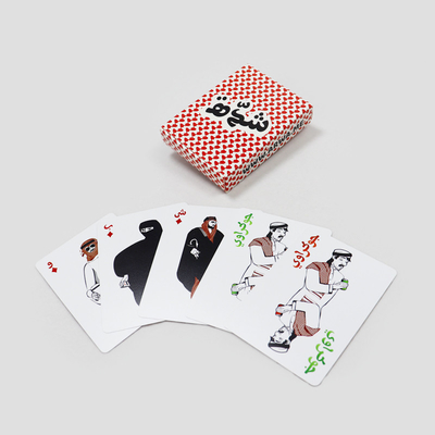 Impression sur mesure professionnelle Fabrication de cartes à jouer en plastique avec format d'artisanat d'IA