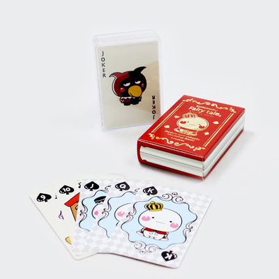 Imprimé Cartoon Deck Vernis finition de surface personnalisée édition limitée cartes à jouer