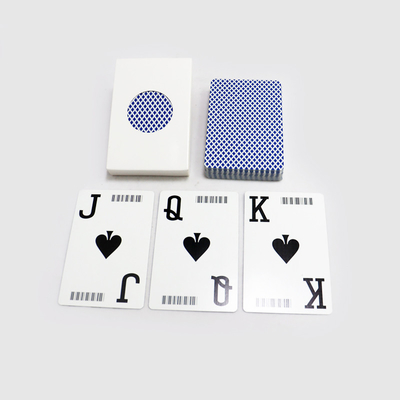 Conception personnalisée Cartes de jeu italiennes imprimées de qualité Casino Jumbo Cartes de poker à grande police
