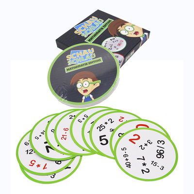 Articles chauds Jeux de cartes de mémoire de design drôle Pour les enfants Flashcards personnalisés Jouets éducatifs