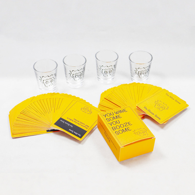 Double boîte de jeu de cartes amies personnalisées pour l'expérience de fête ultime