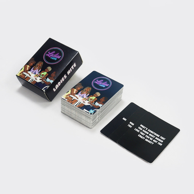 Jeux de cartes pour les soirées de femmes buveuses Impression CMYK personnalisée pour une soirée excitante