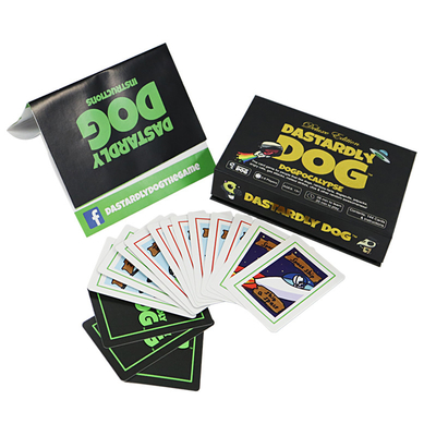 Papier imprimé sur mesure 90g / Deck Chambre de couchage Commandement Jeux de cartes pour le couple Fabrication amusante