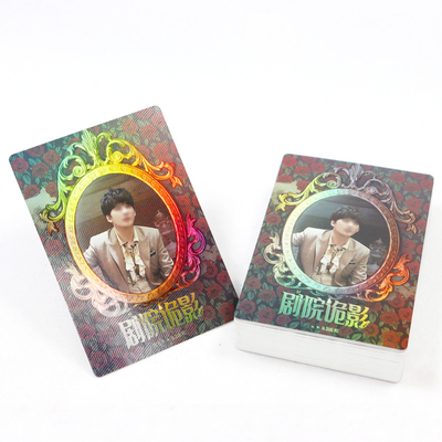 Jeux de cartes pour collectionneurs en impression holographique écologique