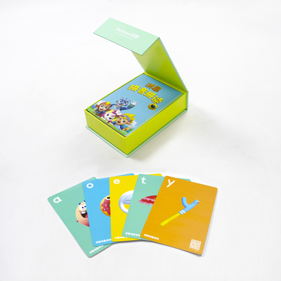 Les enfants et les bébés Anglais et mathématiques Flashcards avec CMYK / Pantone couleurs et écologique matériau