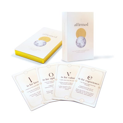 Exemple de boîte double ensemble de luxe bordure d'or cartes d'affirmation de gratitude personnalisées illustrées cartes inspirantes quotidiennes