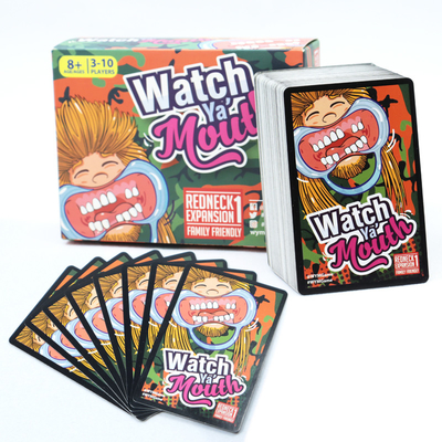 Jeux de cartes en papier Normal Watch Ya Mouth Jeux de société OEM