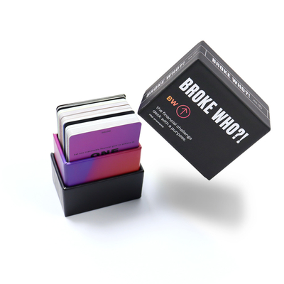 Jeu de cartes pour une dette financière personnalisée