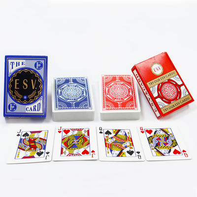 Cartes de poker en plastique sur mesure 63x88 mm avec noyau noir