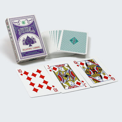 Cartes de jeu de conception personnalisée avec taille 57x87mm et finition de vernis pour le jeu de poker pour adultes