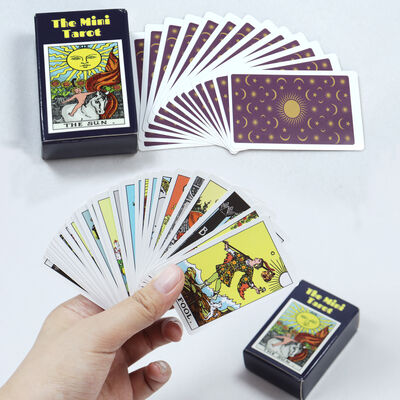 Cartes de tarot imprimables personnalisées en gros avec papier cartonné de 250 g/m² et livret d'instructions