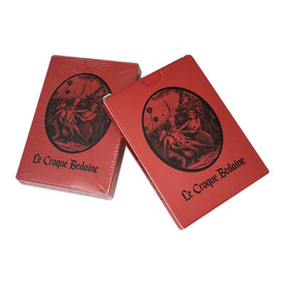 Cartes à jouer écologiques de conception personnalisée de taille 63x88mm pour les fêtes et les jeux