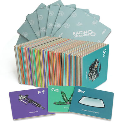 Cartes à jouer de finition en lin personnalisées avec papier de 280 gm et options d'impression personnalisées