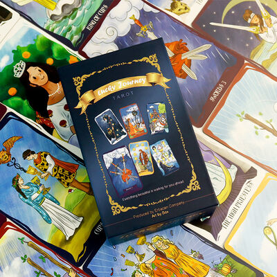 Taille personnalisée Cartes de tarot imprimables écologiques avec impression offset CMYK 4 couleurs