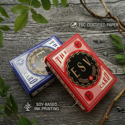 Des cartes de jeu en papier certifiées FSC écologiques avec de l'encre à base de soja pour des produits de jeux durables