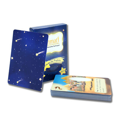 Service d'impression de petits jeux de cartes personnalisés, conception de cartes de questions, jeu de cartes mafieux personnalisé avec boîte