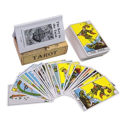 Guide De cartes Oracle De Tarot De sorcière imprimé en usine, 78 cartes De Tarot classiques personnalisées, en Stock, vente en ligne