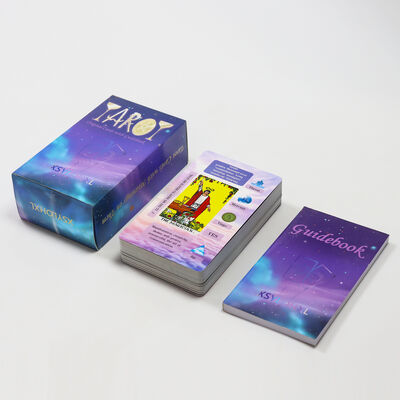 Fournisseur en gros Cartes de tarot Prédire Cartes de tarot Impression Logo de conception personnalisé Cartes de tarot en papier personnalisées