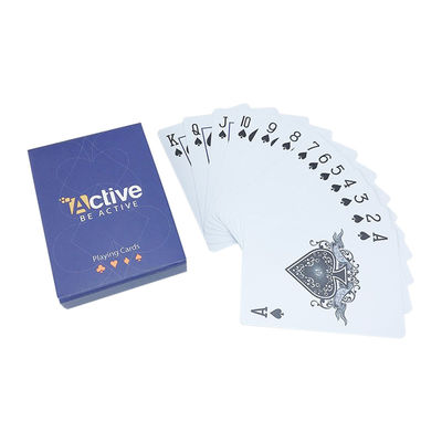 Couleurs en plastique imperméables des cartes de jeu de Yuhua CMYK PMS