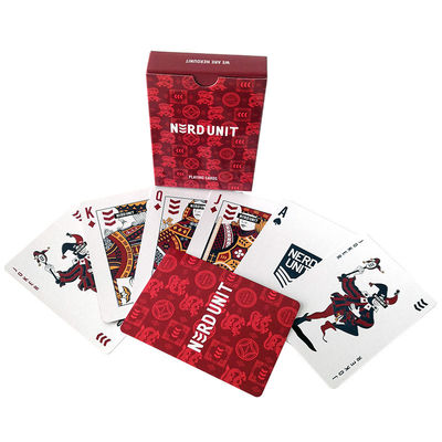 Plate-forme personnalisée faite sur commande des cartes de jeu de publicité autour de coin