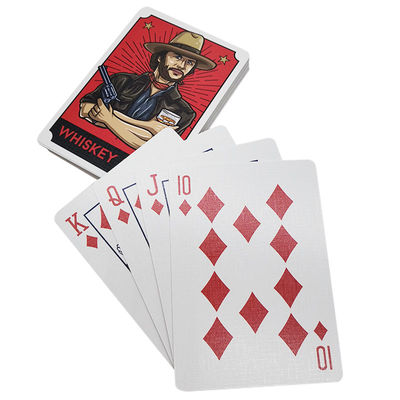 Noir/blanc imperméables faits sur commande de dpi des cartes de jeu de PVC 300