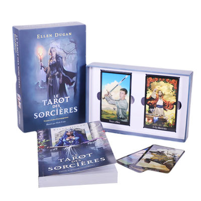 cartes de jeu de plate-forme de tarot de 75x115mm