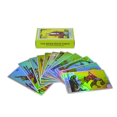 La couleur de PMS a givré les cartes de tarot imprimables pour la publicité